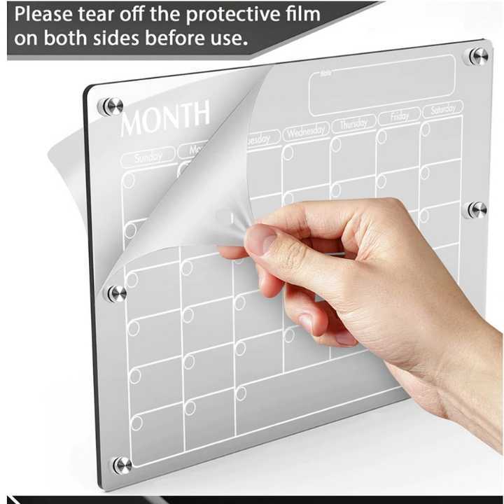 Acrylic Message Board Note Board Exhibition Board