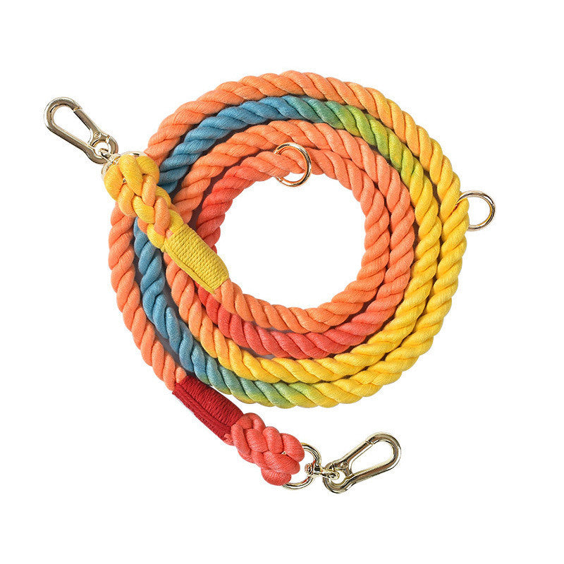 Multifunctional Braided Double-ended Dog Leash