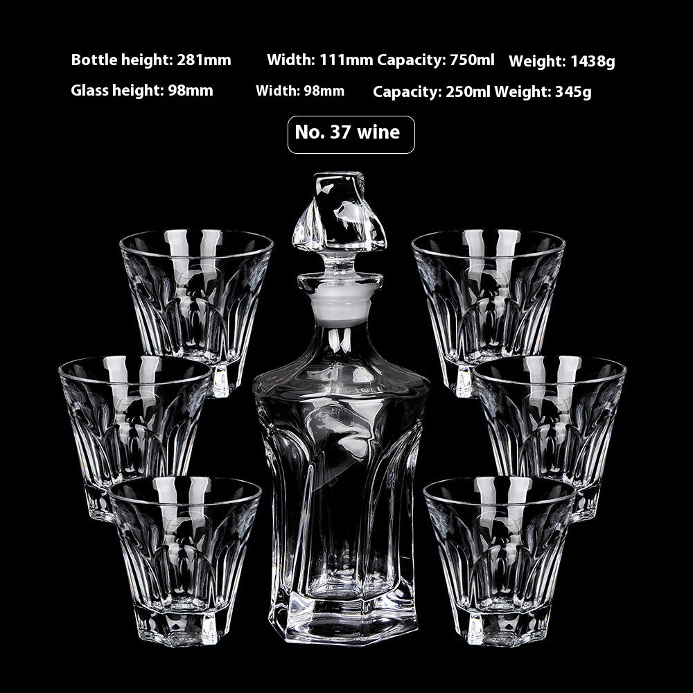 Creative Whiskey Liquor Glass Suit