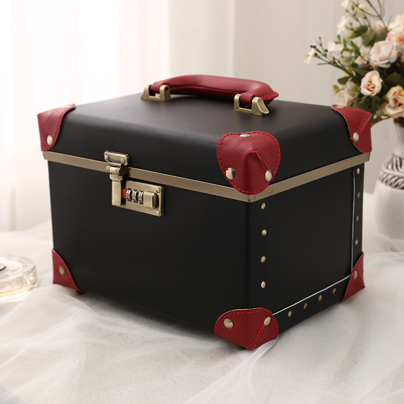 Cute Korean Style Storage Large Capacity Double Leather Case