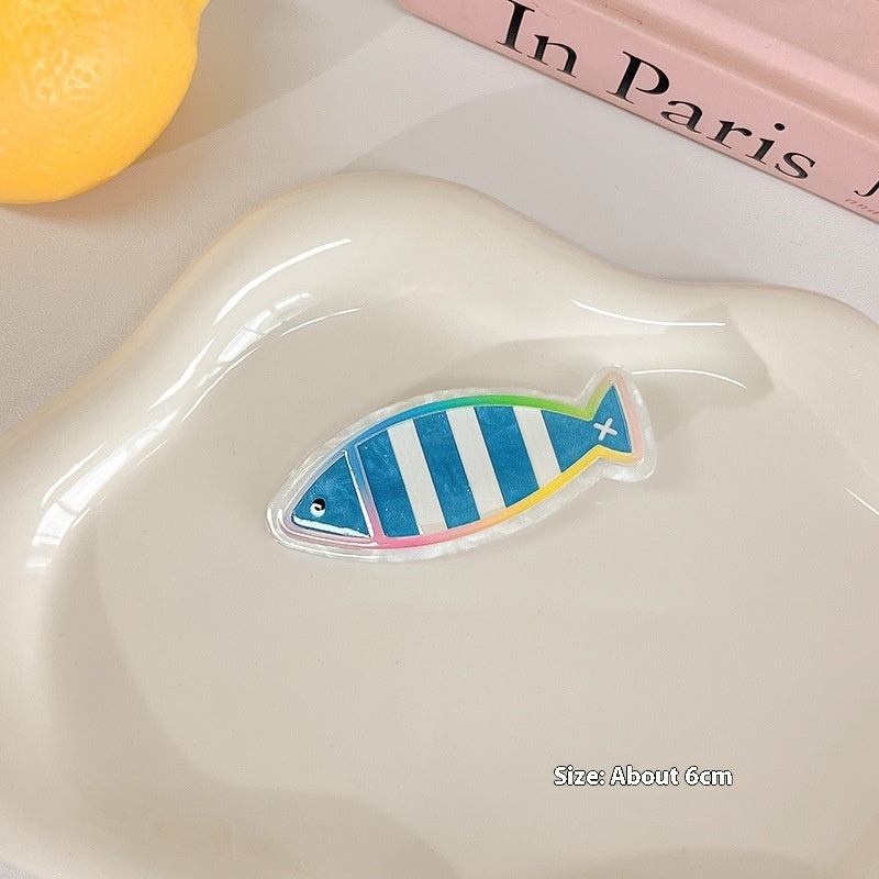 Cute Cartoon Ocean Series Barrettes Girly Heart