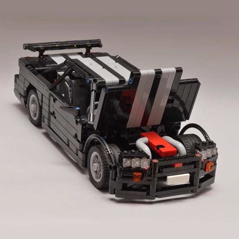 R34 Sports Car Remote Control Building Block Toy
