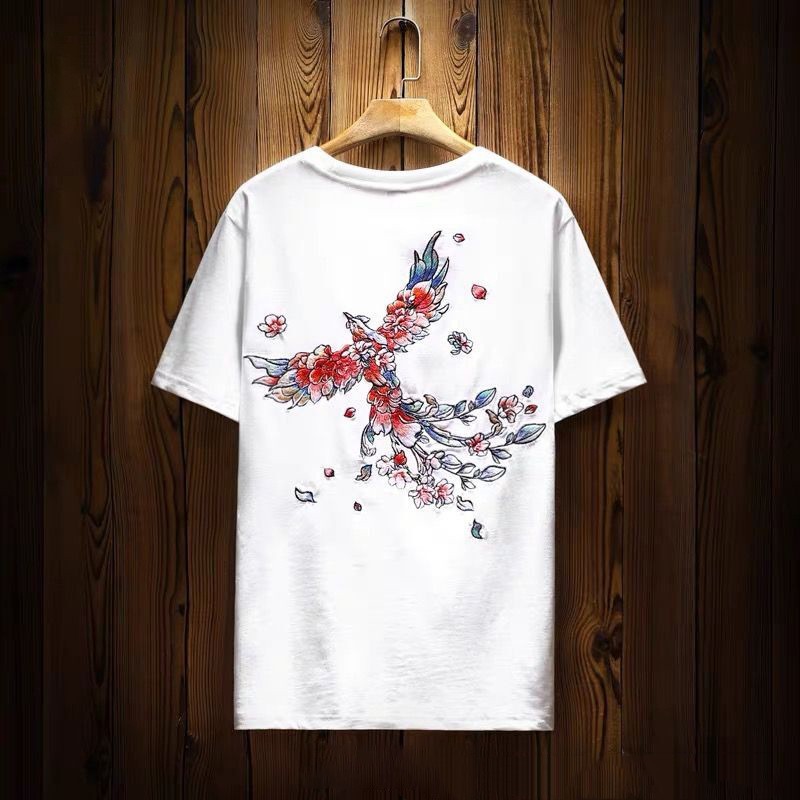 Men's Ethnic Style T-shirt Short Sleeve