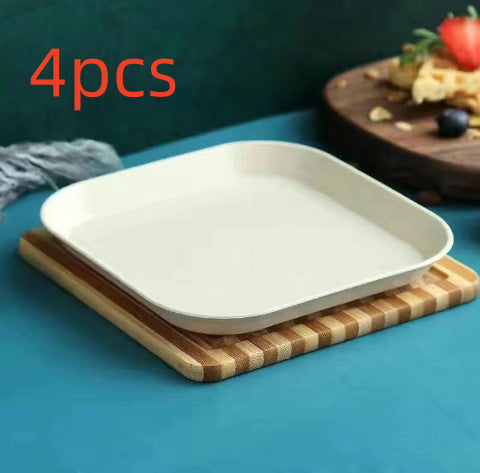 Household Wheat Straw With Base Bone Dish