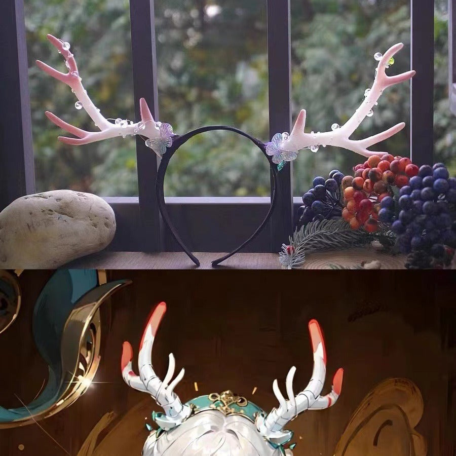 Antlers Christmas Headdress Hairpin Female