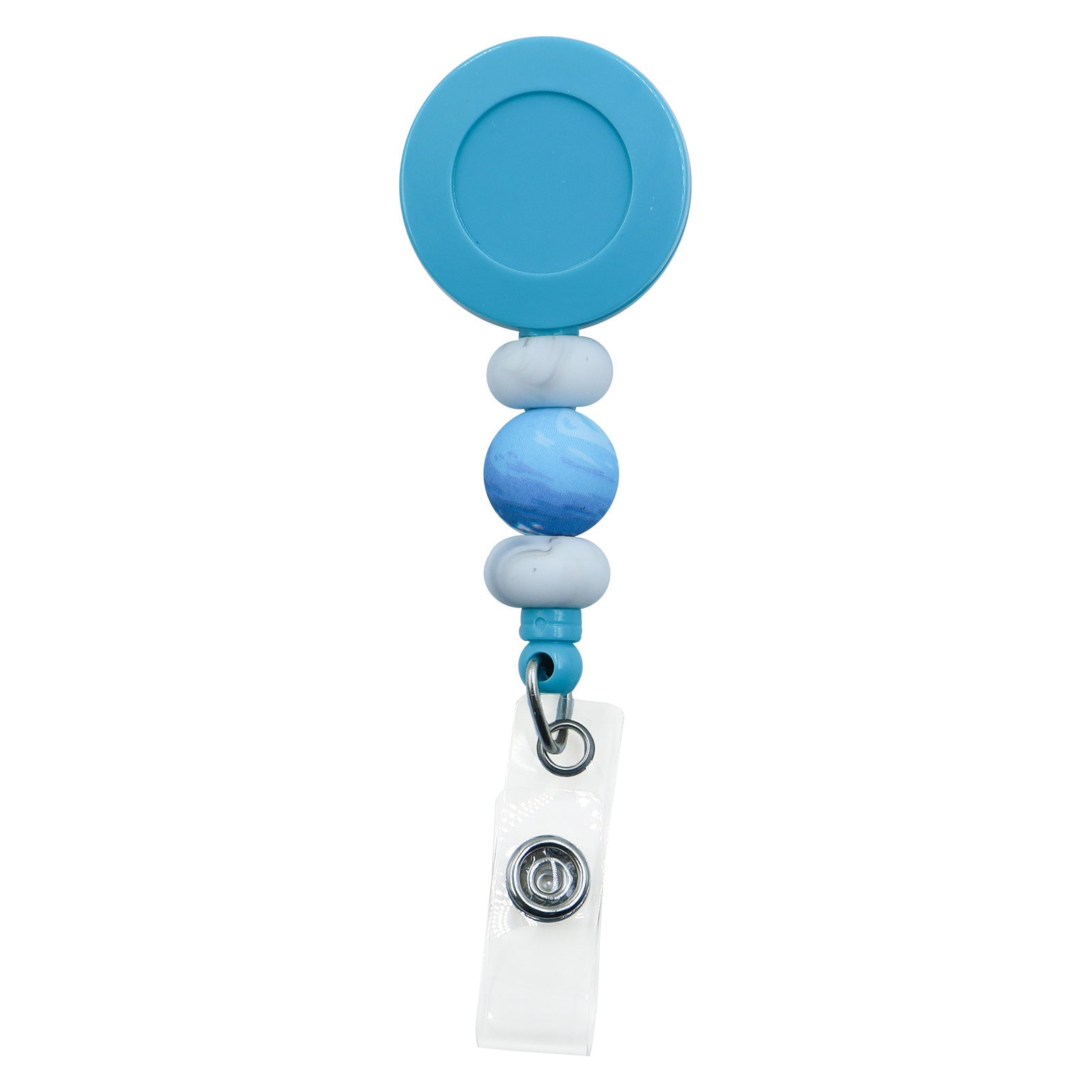 Badge Student ID Card Badge Silicone Bead Keychain