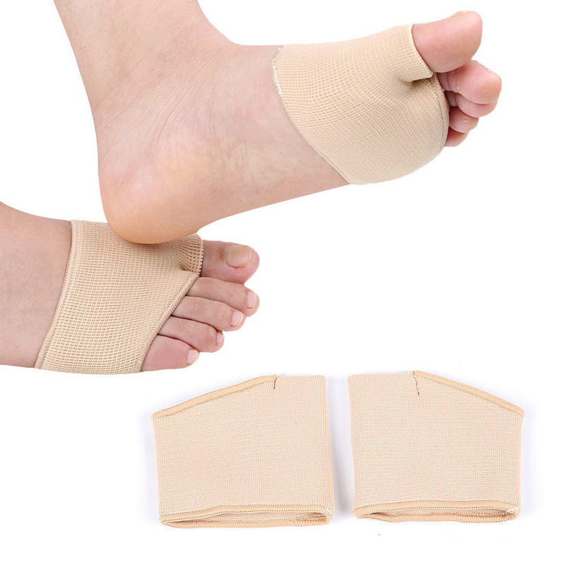 Forefoot Pad Toe Separator Protective Cover Hallux Valgus Separator Plus Silicone Super Soft Shock Absorption Massage Foot Protector