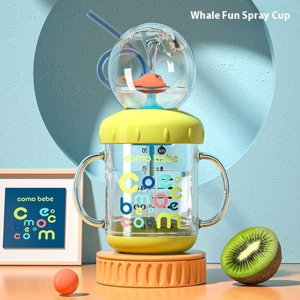 Children's Fun Whale Diving Fountain Cup