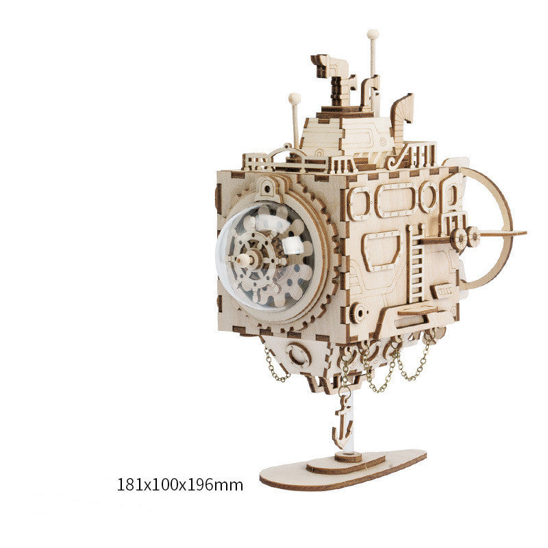 Robot Rabbit DIY Creative Gift 3D Wooden