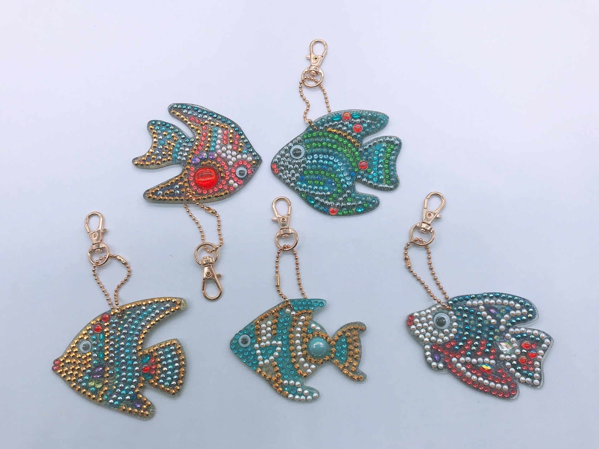 Diamond Painting Keychain Creative Children Cartoon Decorative Pendant