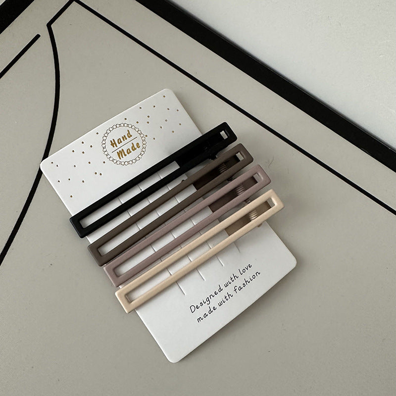 Coffee Color Series Barrettes Combination Retro Temperament