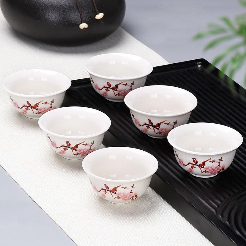 6 Pack Ceramic Tea Bowl Household Utensils
