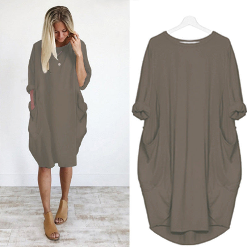 Casual Mid-length Dress