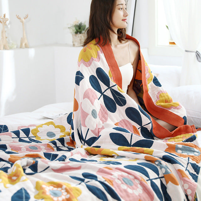 Gauze Cotton Towelling Quilt Single And Double