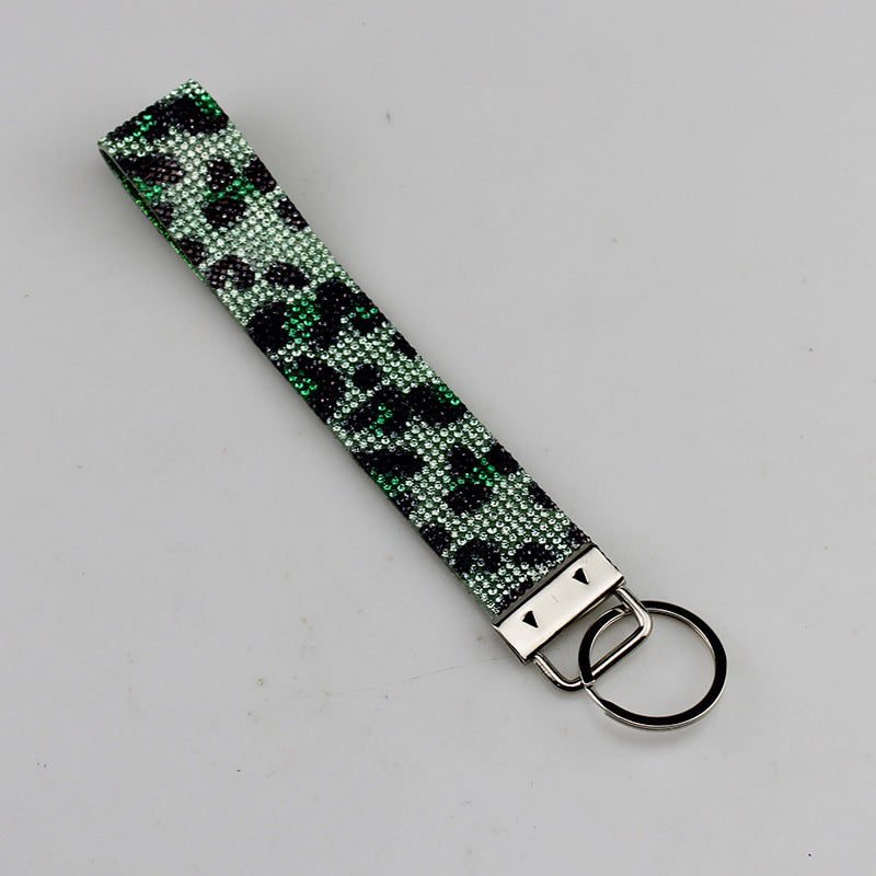 Diamond Background Color Is Sequined Wrist Strap