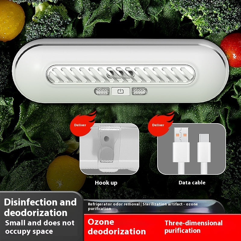 Household Deodorant Ozone Sterilization Fresh-keeping Refrigerator Deodorizer