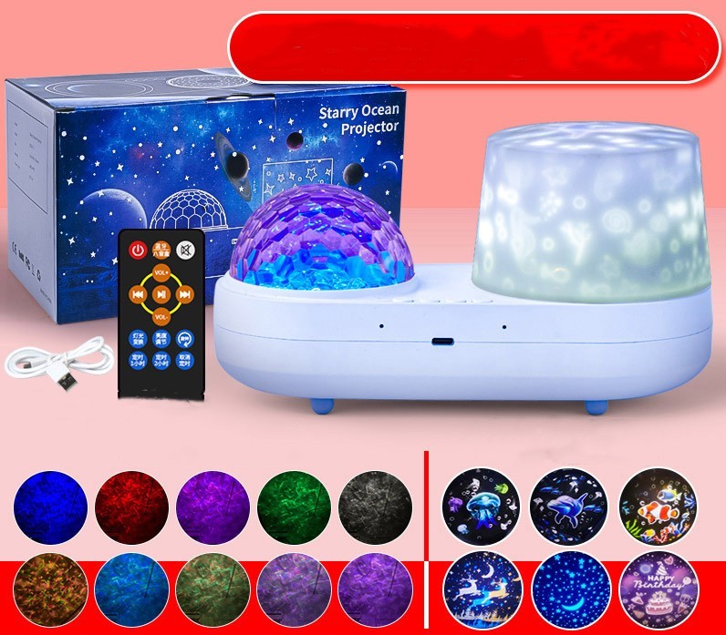 3D Full Star Rotating Projector
