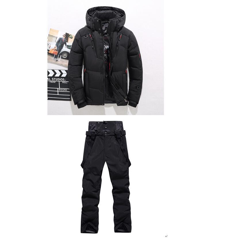 Men's Down Jacket Short Outdoor Sports Slim Fit Hoodie