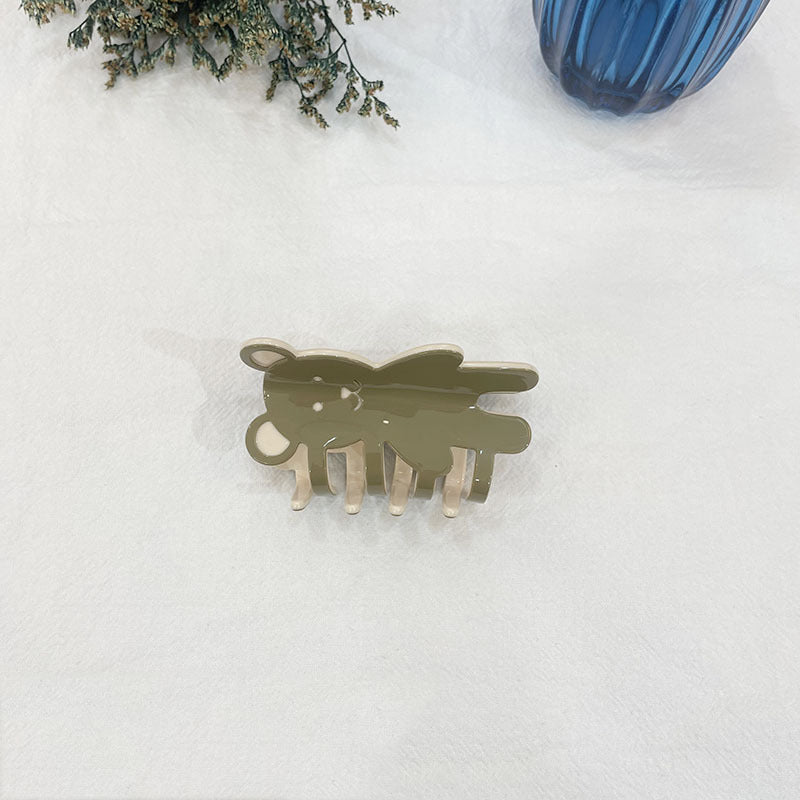 Cute Sweet Bear Shark Clip Updo Hairpin Hair Claw Hair