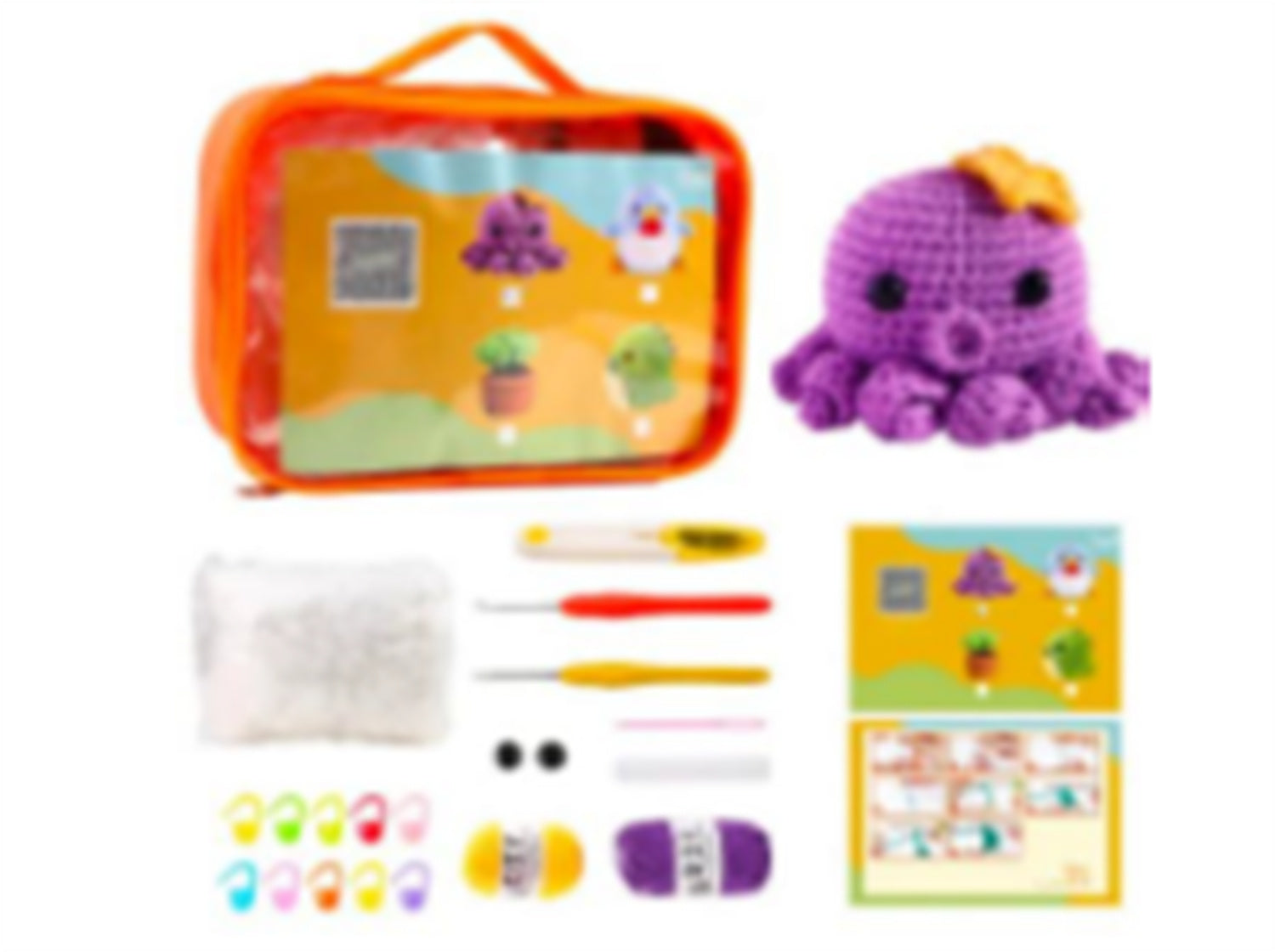 Fashion Simple Crochet Toy Set