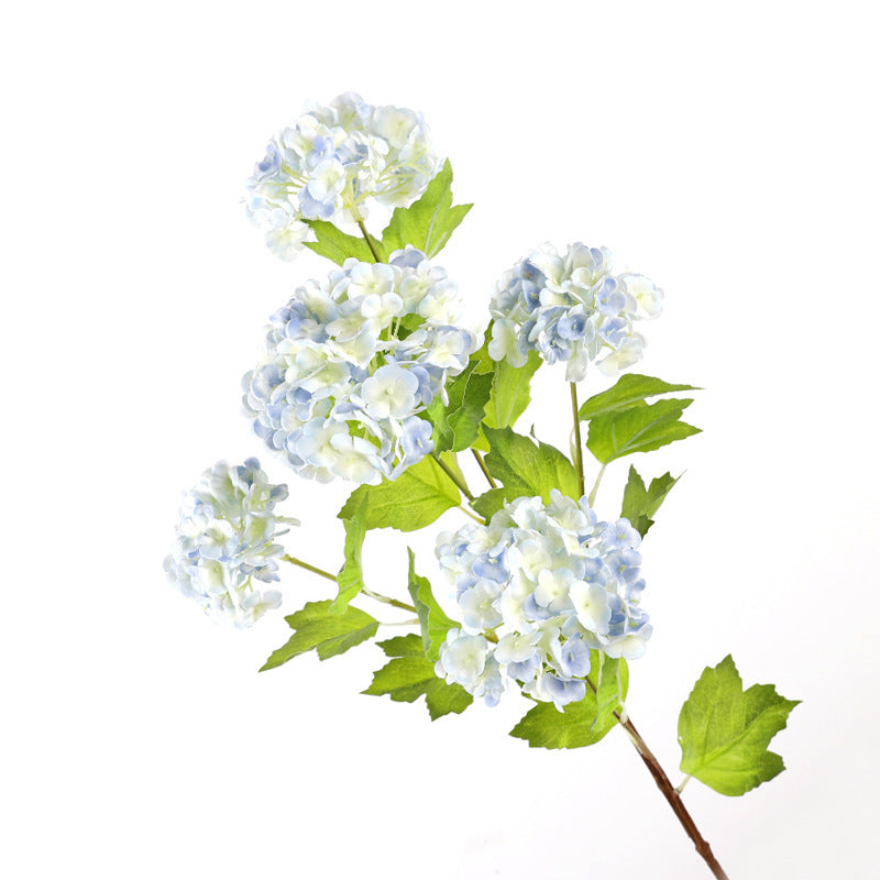Simulation 3d Hydrangea Fake Flower Decoration Bouquet Artificial Floriculture
