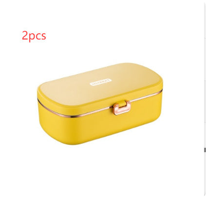 Mini Heating Insulated Lunch Box Plug-in Electric Office Worker Student Bento Stainless Steel Liner Gift