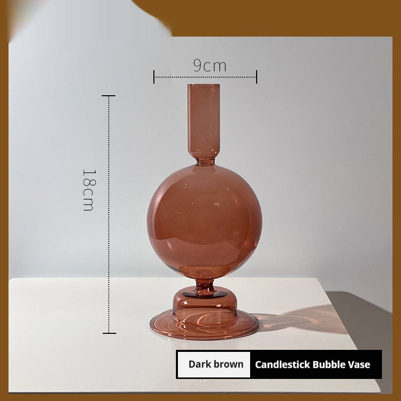 Modern Minimalist Creative Stained Glass Candlestick