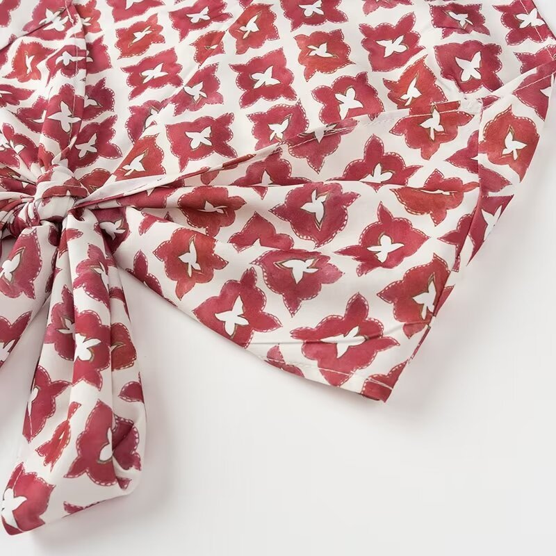 Halter Lace-up Small Top Waist-slimming Long Dress