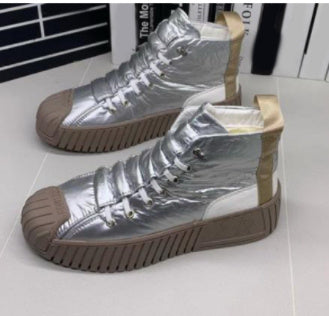 All-match Warmth and Velvet Platform Casual Men's Shoes