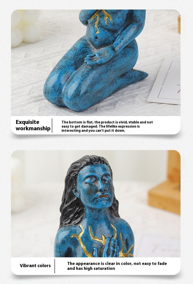 Healing Series Home Ornament Goddess Resin Decorations