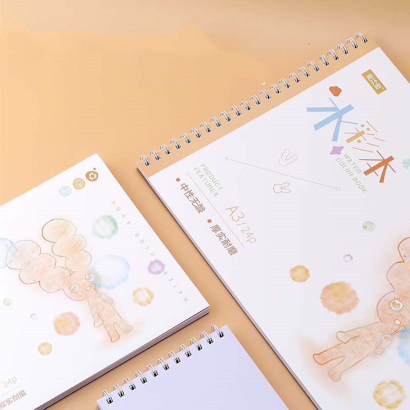 180g Watercolor Notebook A3 A4 A5 Handmade Sketch Book