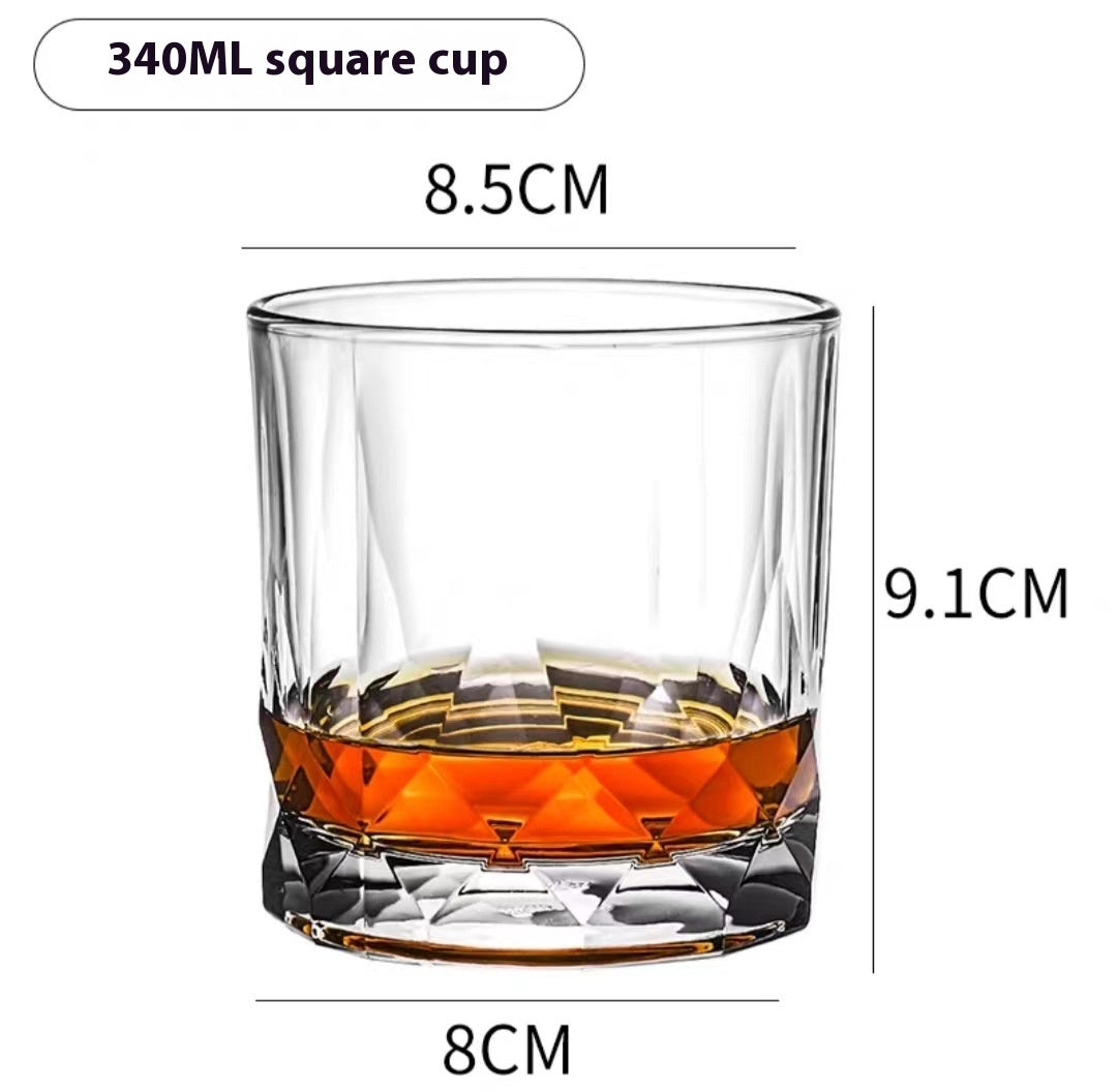 Whiskey Pure Drink Internet Celebrity Beer Brandy Glass Household High-end Classical Foreign Wine Bar Cup