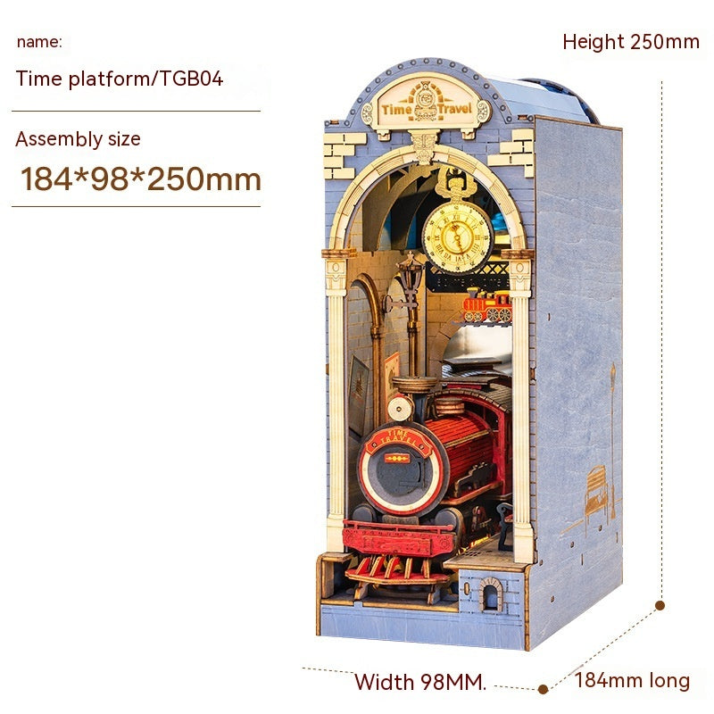 Book Stand Cottage Holiday Greenhouse Creative Desktop Decoration Hand-assembled Gift