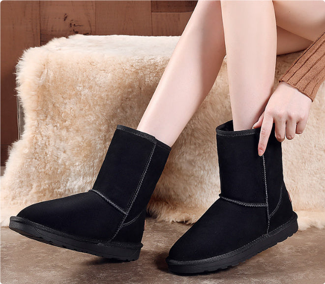 Beef tendon anti-slip cotton shoes