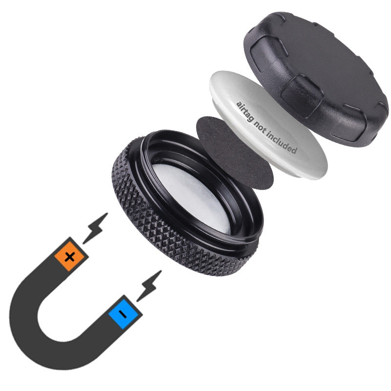 Airtag Burglary-proof Cell Phone Stand Magnetic Protective Cover