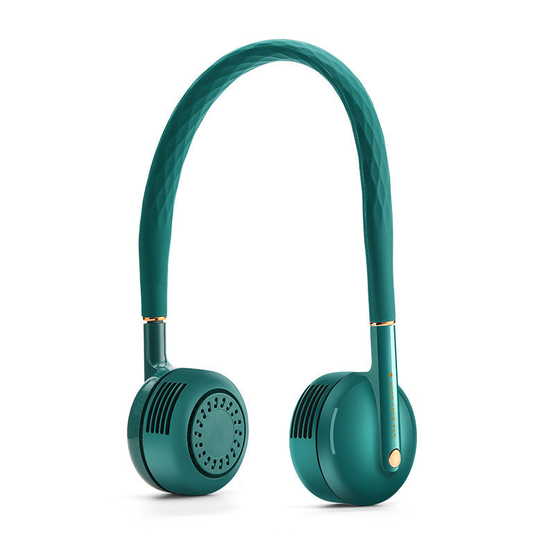 Turbo-type Hanging Neck Fan Lazy Portable Student Mute Handheld