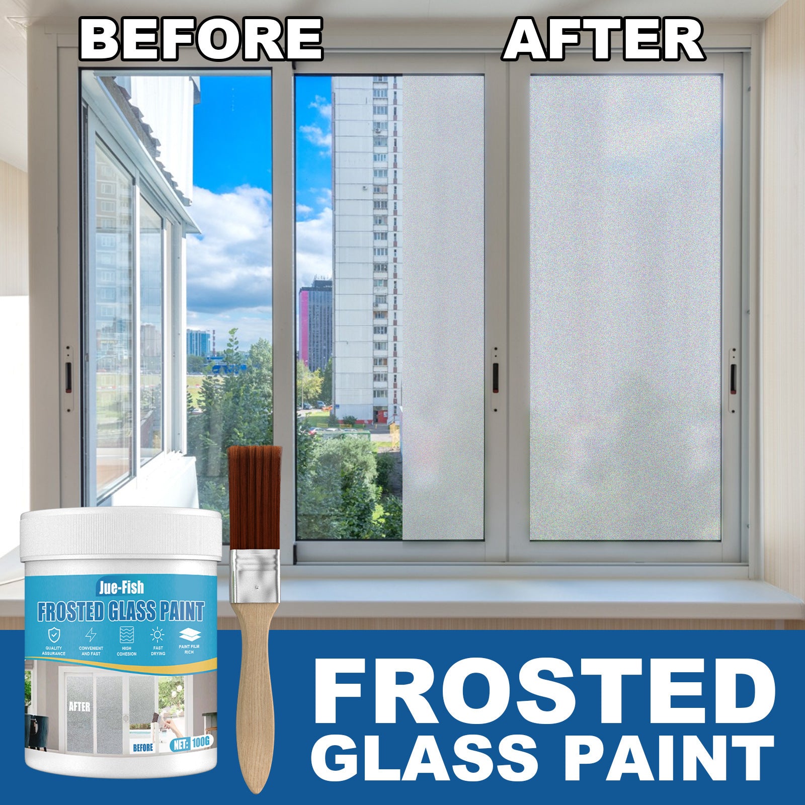 Door And Window Shading Frosted Glass Paint Glass Paint