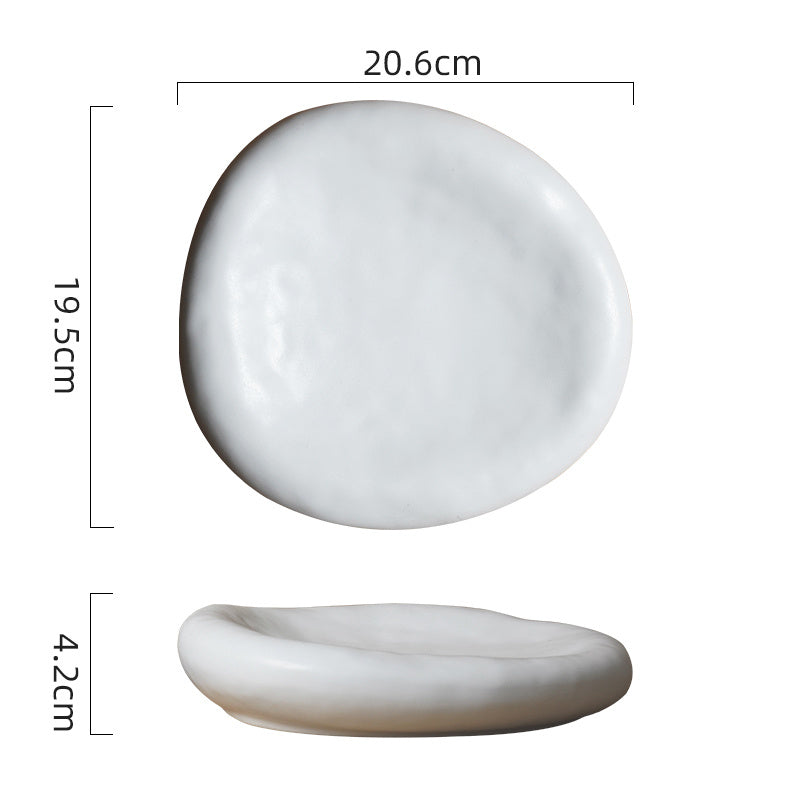 Irregular Ceramic Plate Japanese Creative