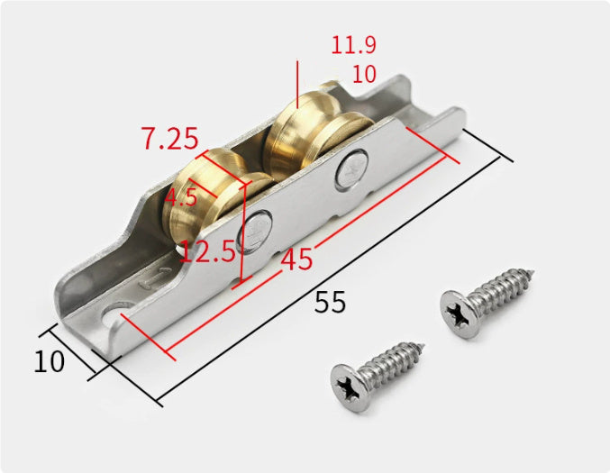 Old-fashioned Plastic Steel Screen Door