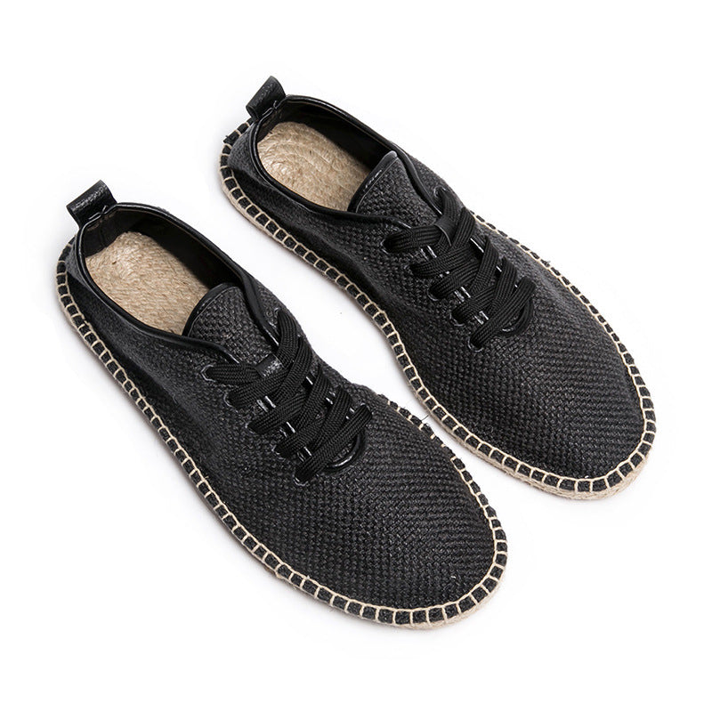 Summer Men's Casual Cotton Linen Retro Shoes