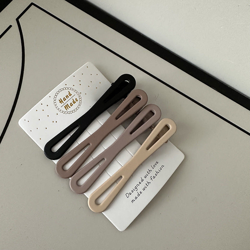 Coffee Color Series Barrettes Combination Retro Temperament