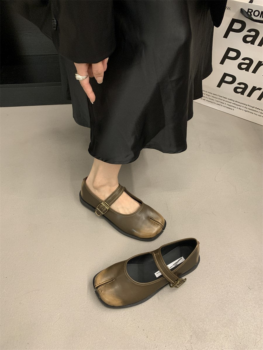 Women's Shoes Soft Bottom Soft Surface Strap Fairy Shoes Gentle Pumps