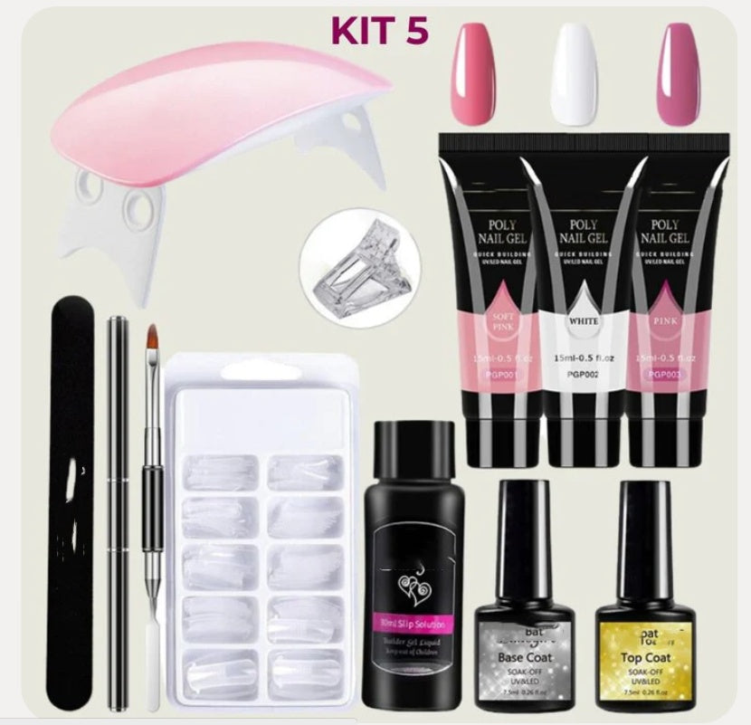 Crystal Extension Gel Nail Art Light Kit