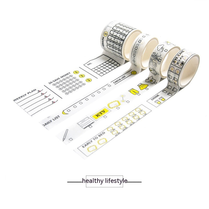 Good Life Paper Adhesive Tape Stickers