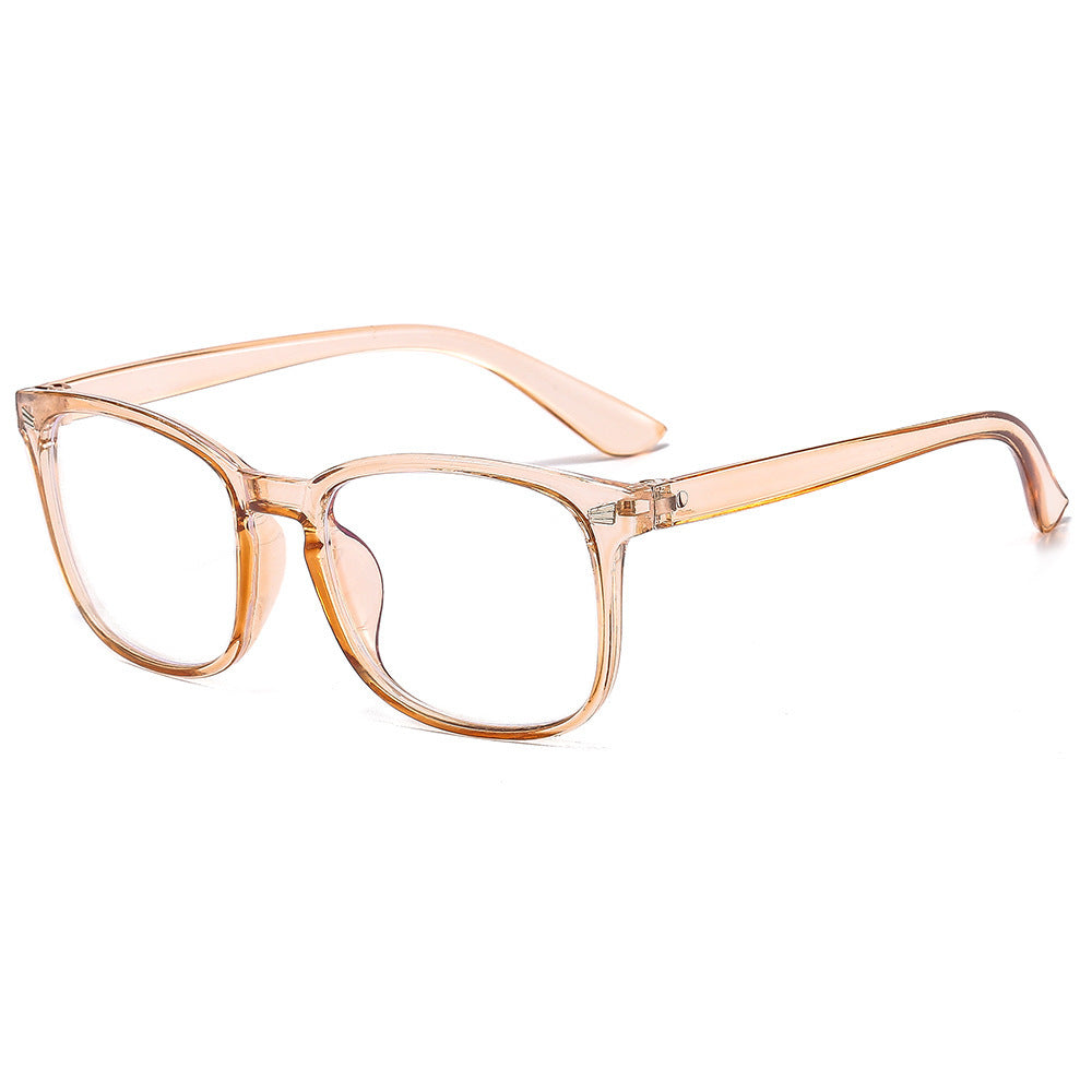 Retro Plain Glasses Women's Anti-blue Ray Glasses