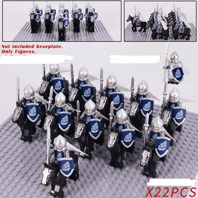 Soldiers Put Together Regimental Battle Blocks