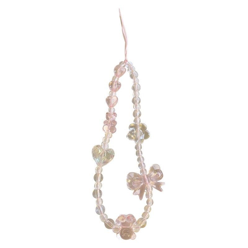 Bow Crystal Chain Lanyard Universal