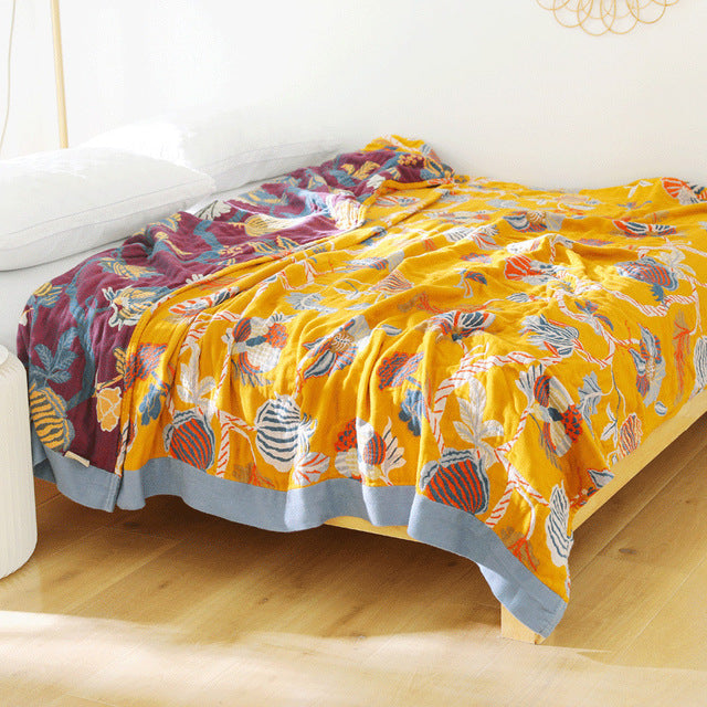 Gauze Cotton Towelling Quilt Single And Double