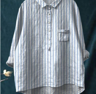 European And American Cardigan Style Women's Shirt