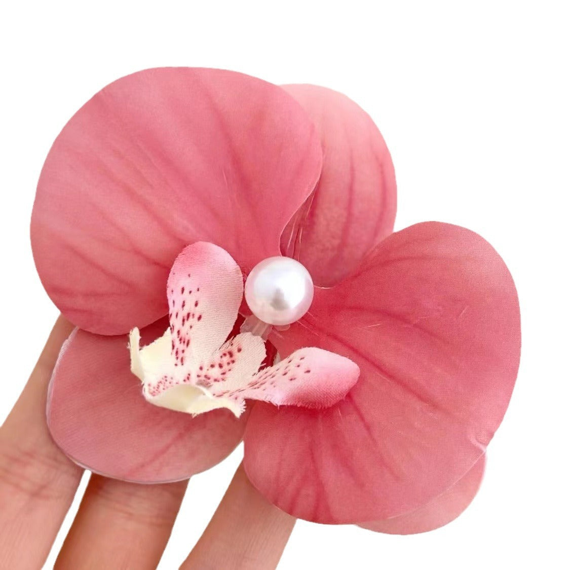 French Elegant Temperament Butterfly Orchid Hair Clip